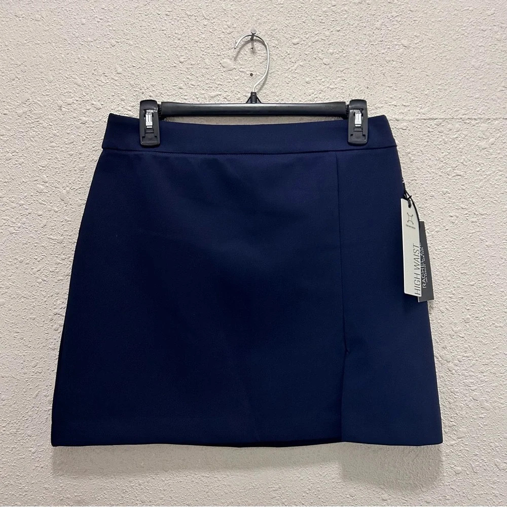 Rachel Zoe Navy High Waisted Mini Skirt NWT Size 6
